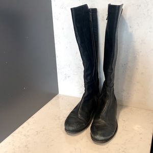 Cole Haan | Black Leather Riding Boots | W9.5